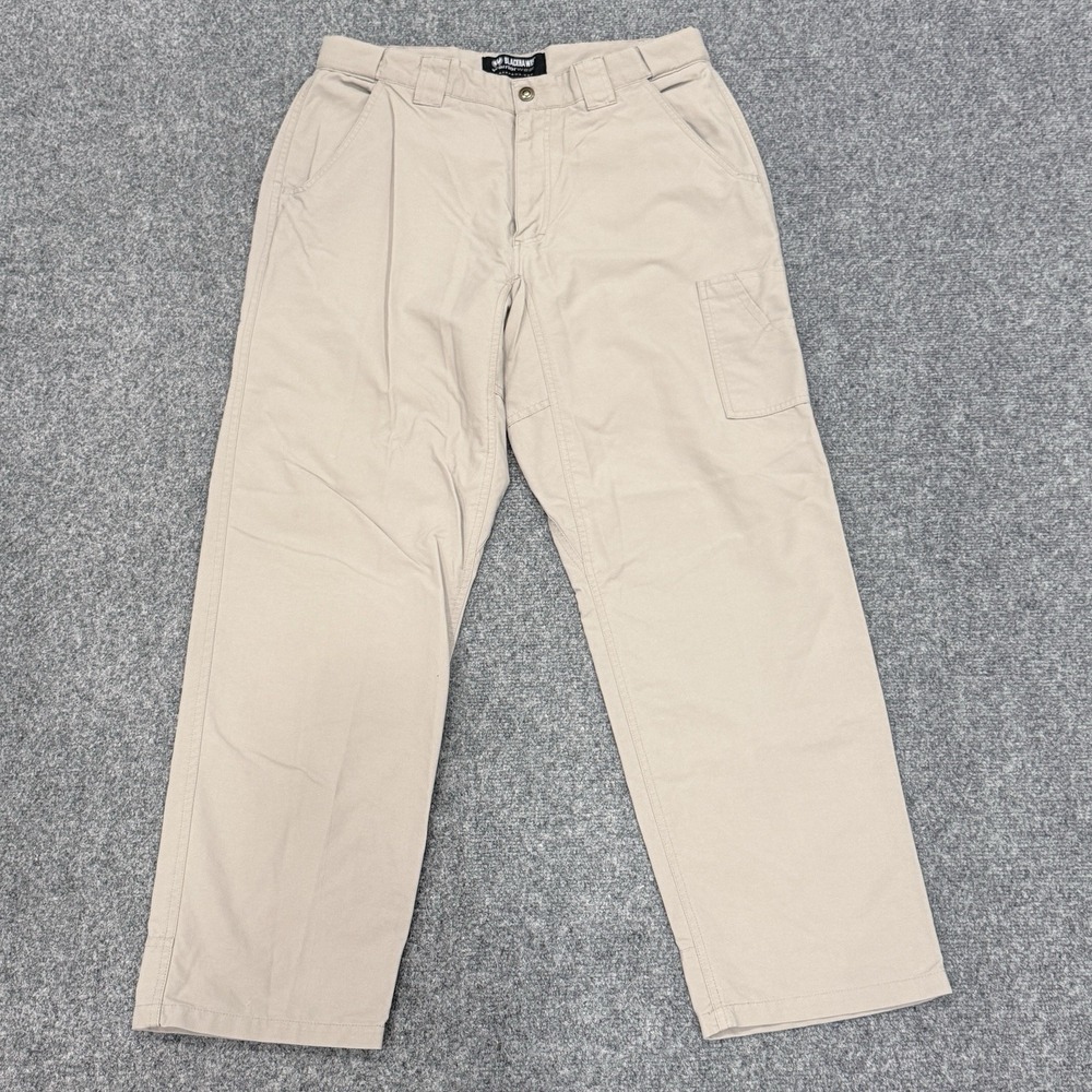 Blackhawk Warrior Wear Tactical Pants Mens 32x28 Khaki Tan Cotton Canvas Cargo